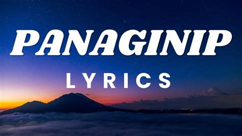 panaginip lyrics.